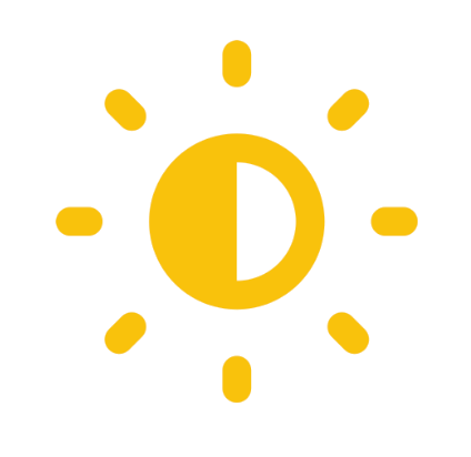 control dinamico luz solar